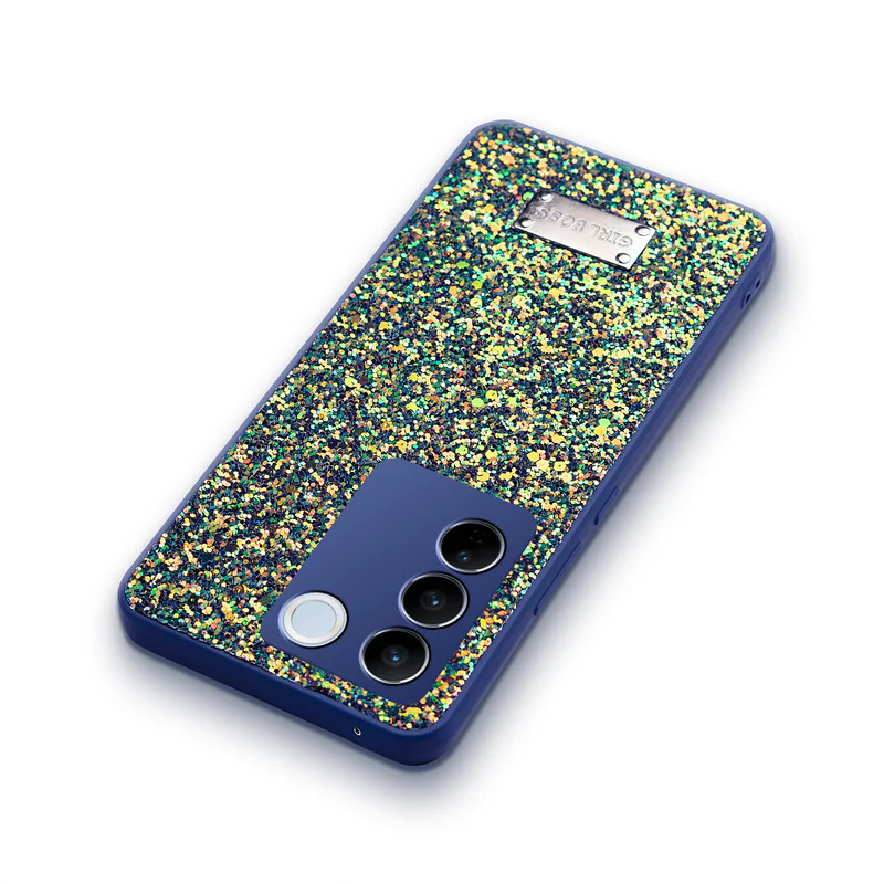 Sparkling Glitter Sequin Case with Camera Shield Back Cover For Vivo V27 5G - Image 12