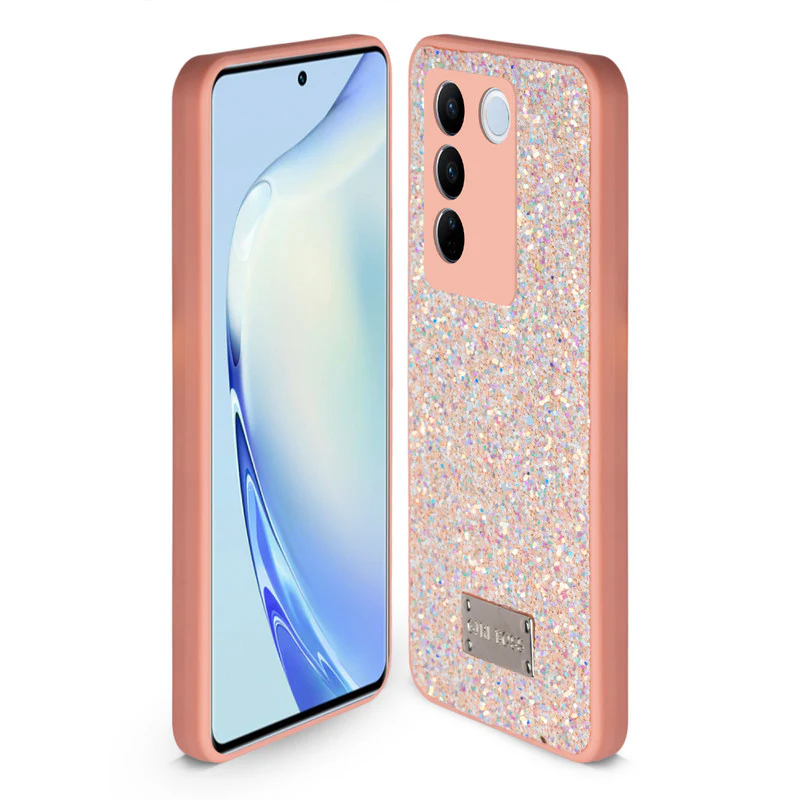 Sparkling Glitter Sequin Case with Camera Shield Back Cover For Vivo V27 5G - Image 17