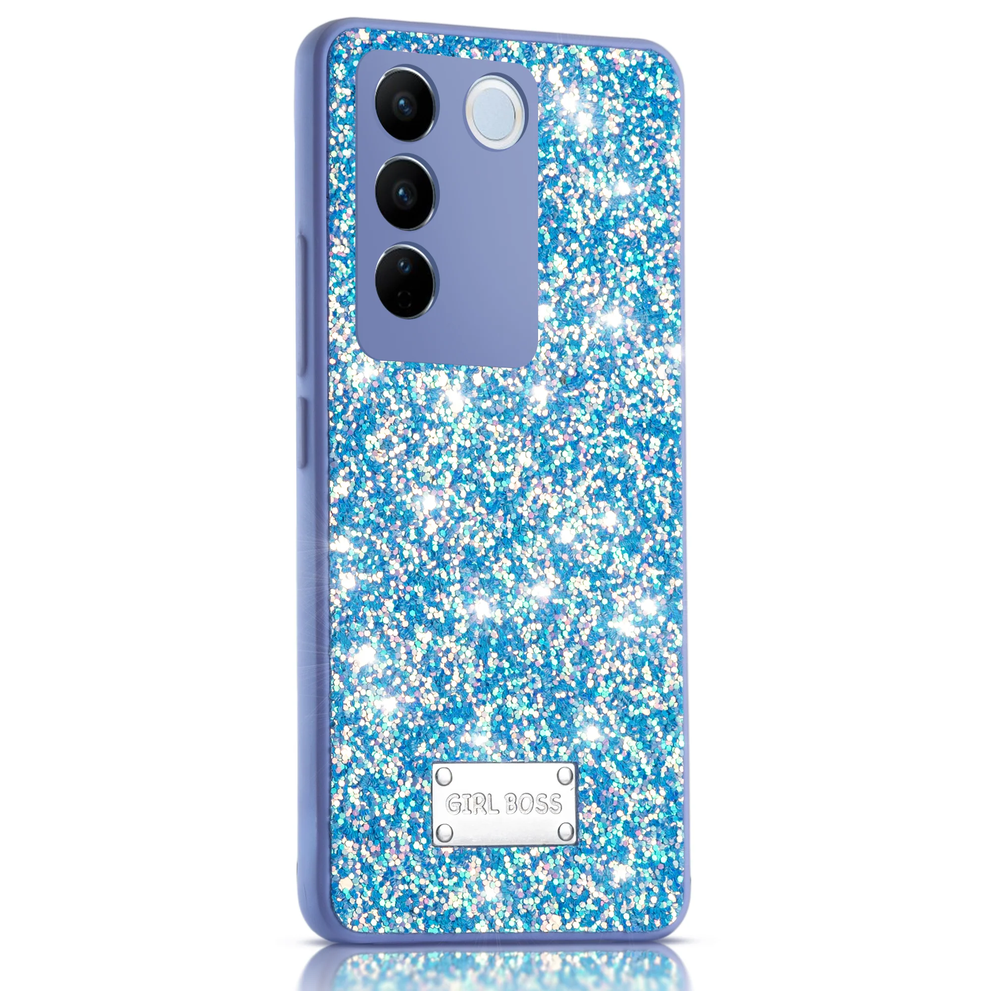 Sparkling Glitter Sequin Case with Camera Shield Back Cover For Vivo V27 5G - Image 20