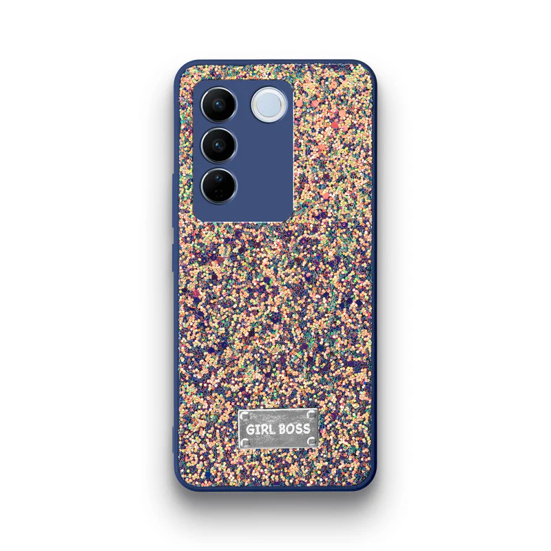 Sparkling Glitter Sequin Case with Camera Shield Back Cover For Vivo V27 Pro 5G - Image 8