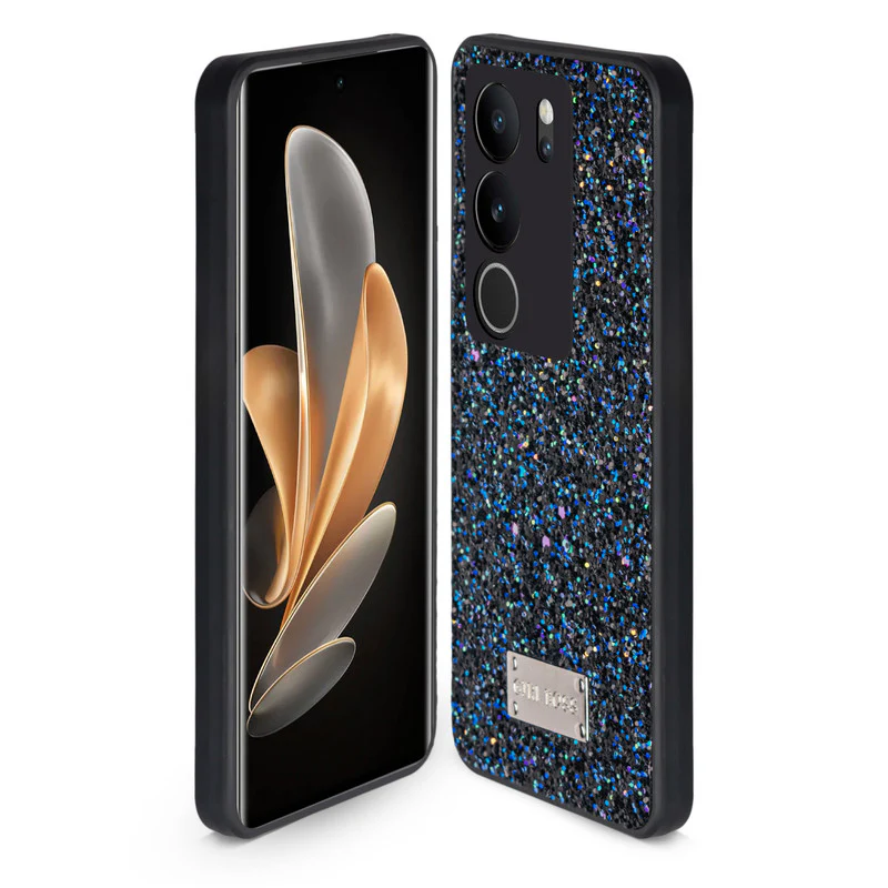 Sparkling Glitter Sequin Case with Camera Shield Back Cover For Vivo V29 5G - Image 5