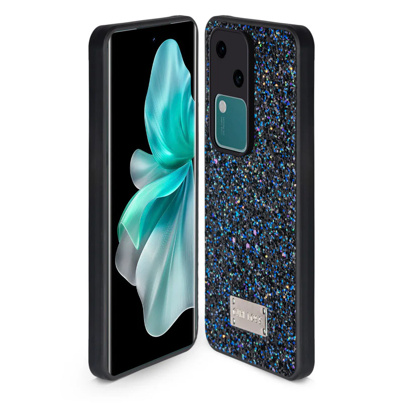 Sparkling Glitter Sequin Case with Camera Shield Back Cover For Vivo V30 5G - Image 5