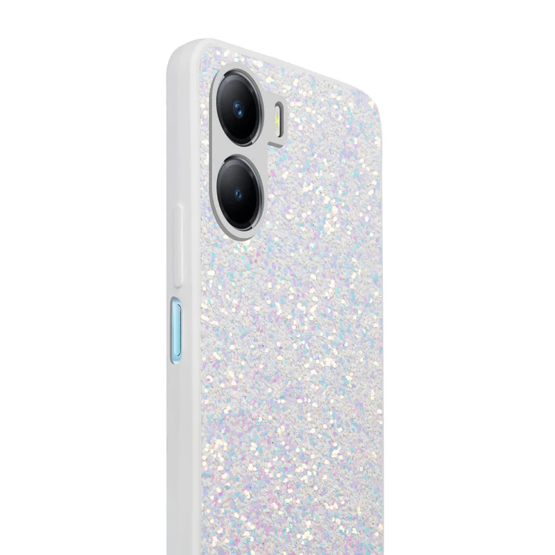 Sparkling Glitter Sequin Case with Camera Shield Back Cover For Vivo Y16 - Image 27
