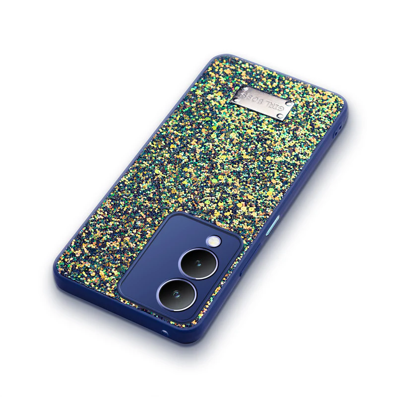 Sparkling Glitter Sequin Case with Camera Shield Back Cover For Vivo Y17s - Image 13