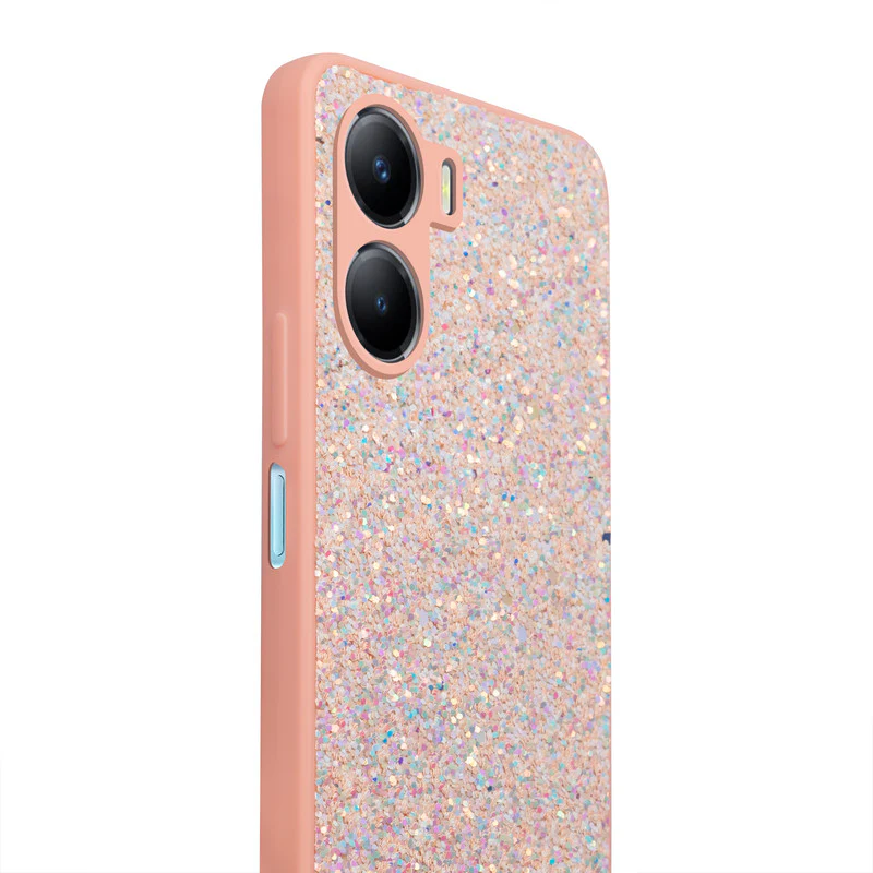 Sparkling Glitter Sequin Case with Camera Shield Back Cover For Vivo Y56 5G - Image 18
