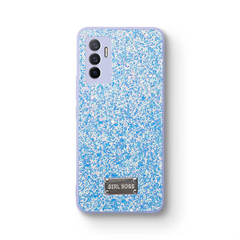 Sparkling Glitter Sequin Case with Camera Shield Back Cover For Vivo Y75 4G - Image 16