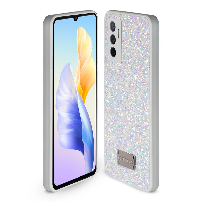 Sparkling Glitter Sequin Case with Camera Shield Back Cover For Vivo Y75 4G - Image 23
