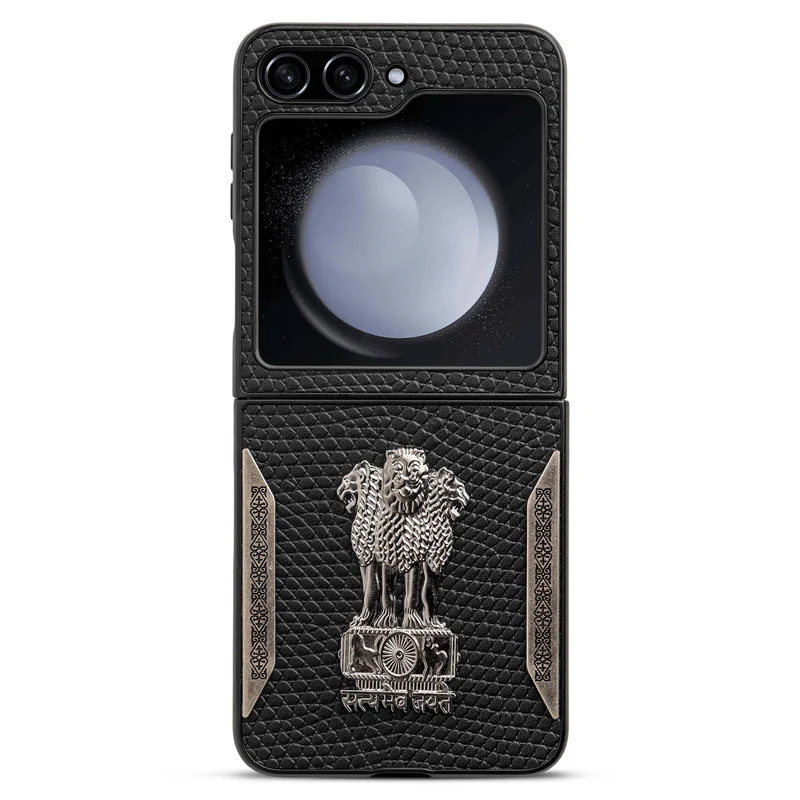 Designer Back Case Inspired by Satyamev Jayate, Textured Surface & Soft Inner Fabric for Samsung Z Flip 5 - Image 31