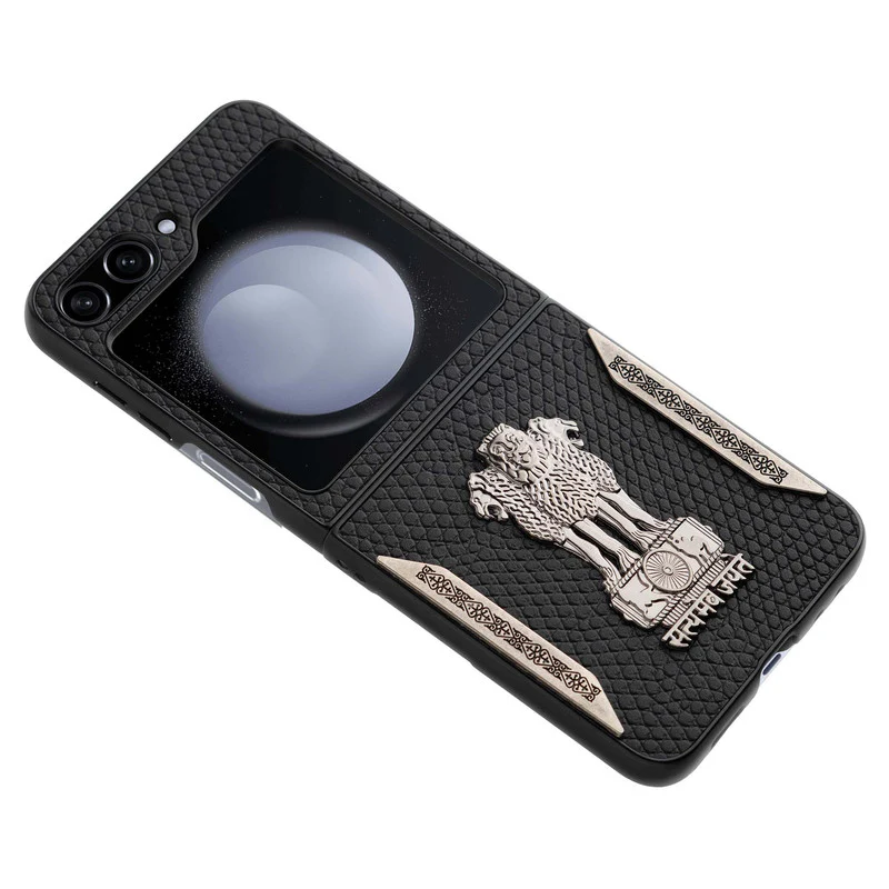 Designer Back Case Inspired by Satyamev Jayate, Textured Surface & Soft Inner Fabric for Samsung Z Flip 5 - Image 33