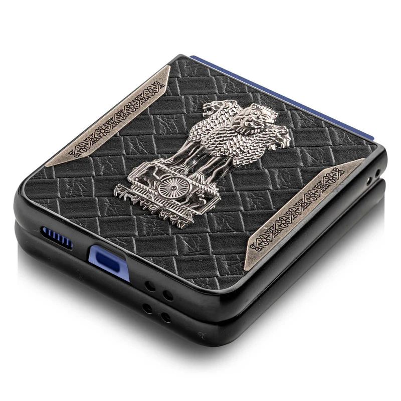 Designer Back Case Inspired by Satyamev Jayate, Textured Surface & Soft Inner Fabric for Samsung Z Flip 7 - Image 12