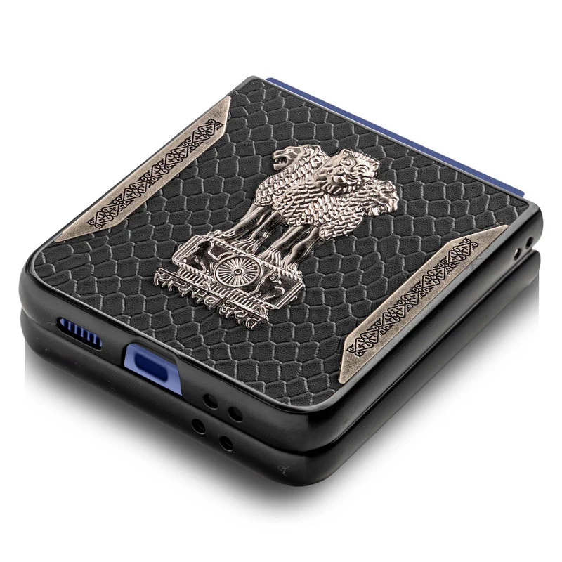 Designer Back Case Inspired by Satyamev Jayate, Textured Surface & Soft Inner Fabric for Samsung Z Flip 7 - Image 18