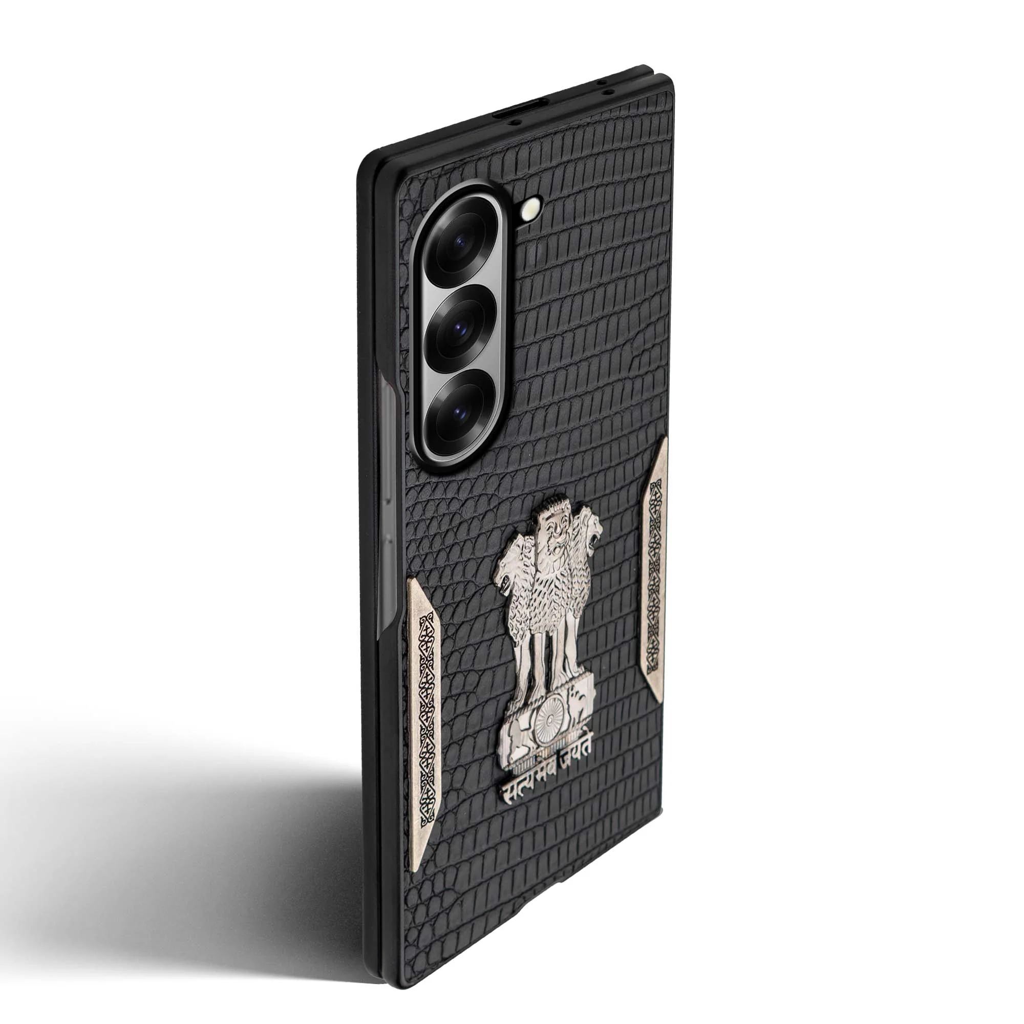 Designer Back Case Inspired by Satyamev Jayate, Textured Surface & Soft Inner Fabric for Samsung Z Fold 6 - Image 15
