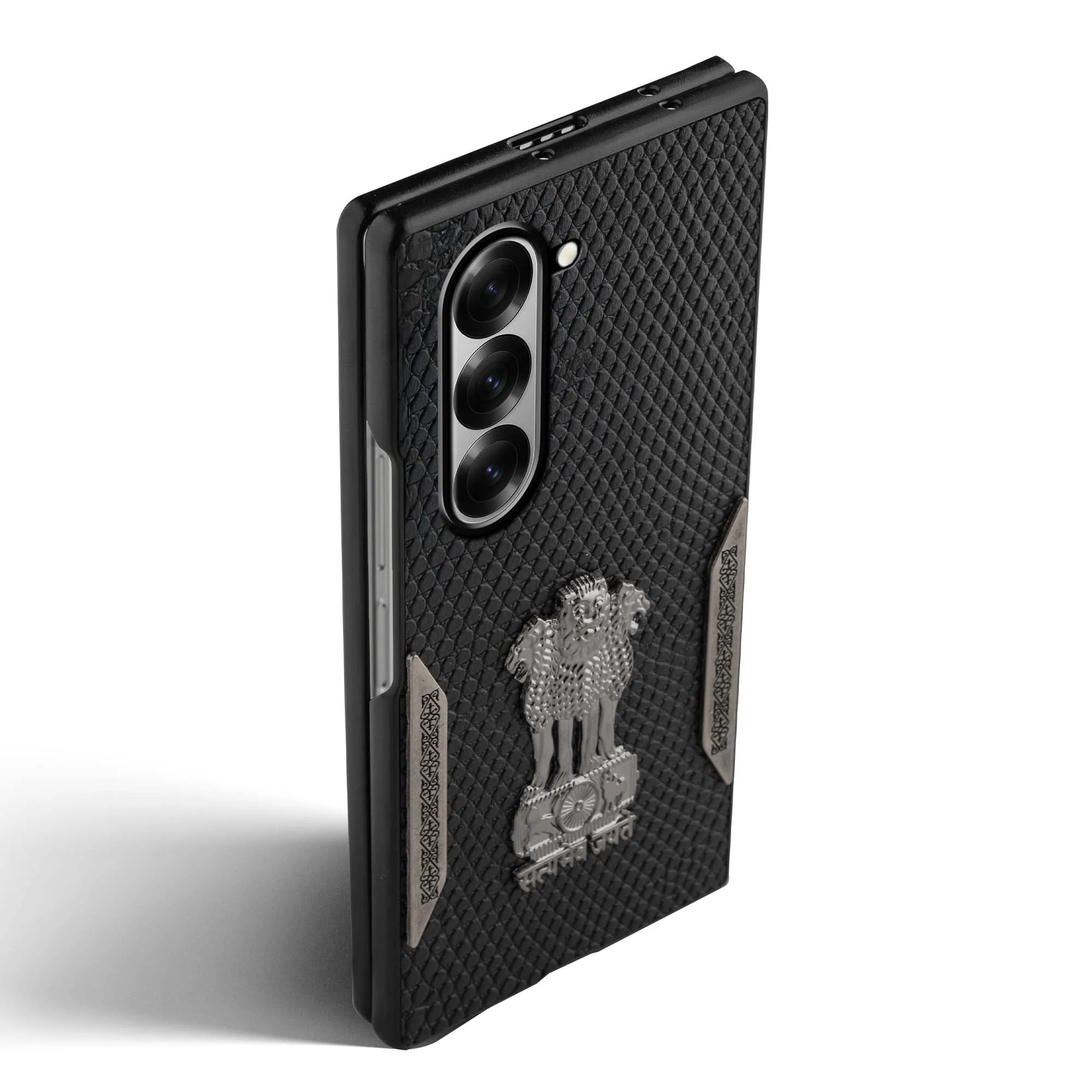 Designer Back Case Inspired by Satyamev Jayate, Textured Surface & Soft Inner Fabric for Samsung Z Fold 6 - Image 33
