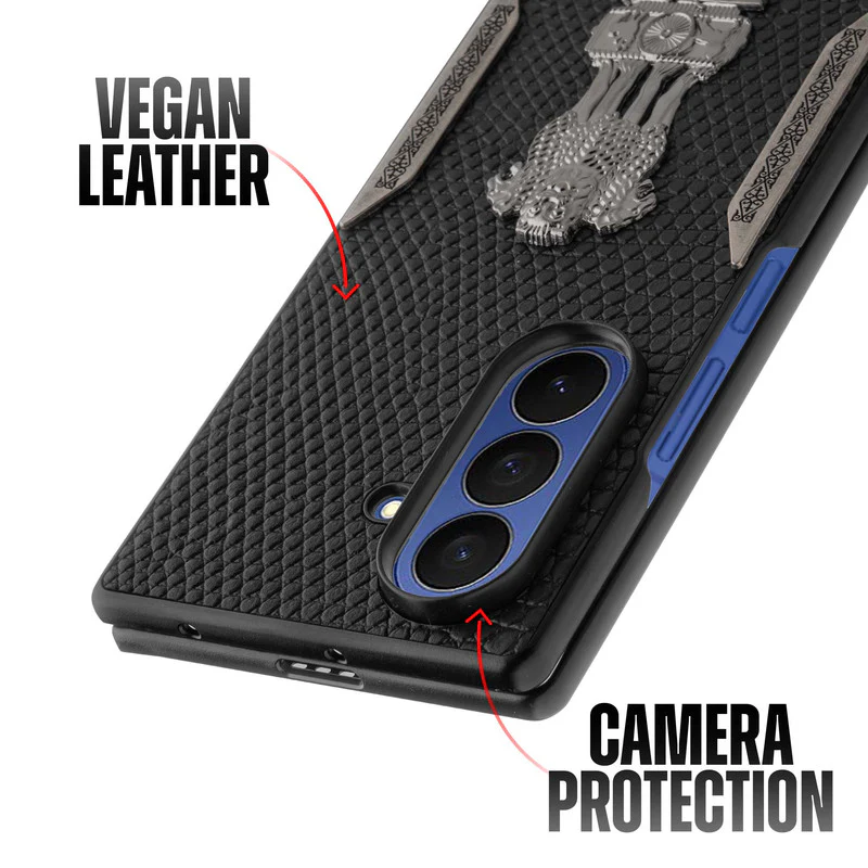 Designer Back Case Inspired by Satyamev Jayate, Textured Surface & Soft Inner Fabric for Samsung Z Fold 7 - Image 28