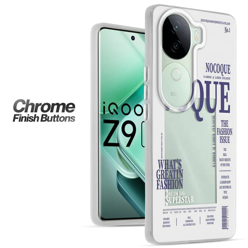Designer Cover Case with Customizable Transparent Slot for Personalised Photos For iQOO Z9s 5G - Image 51