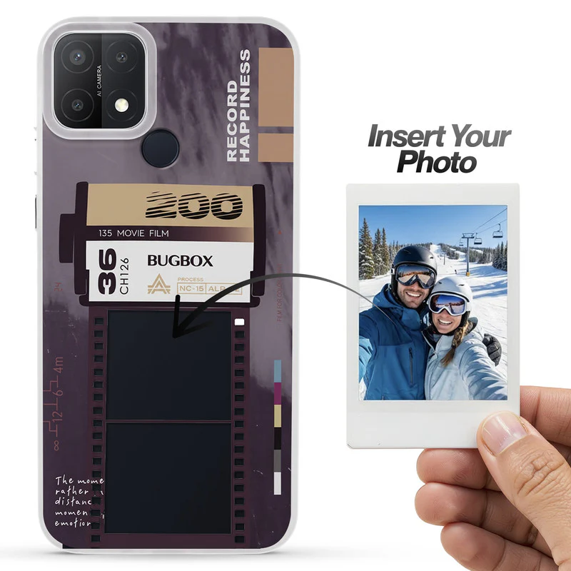 Designer Cover Case with Customizable Transparent Slot for Personalised Photos For Oppo A15 - Image 13