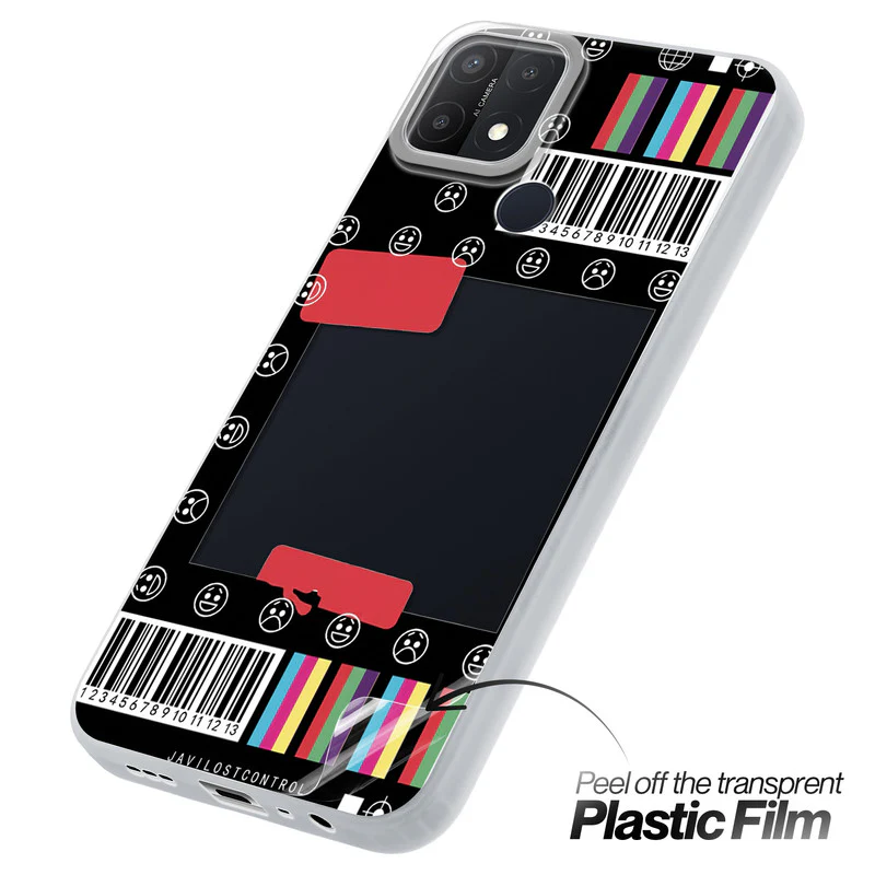 Designer Cover Case with Customizable Transparent Slot for Personalised Photos For Oppo A15S - Image 9