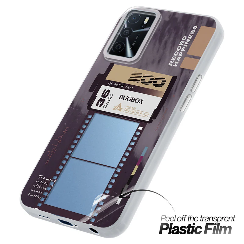 Designer Cover Case with Customizable Transparent Slot for Personalised Photos For Oppo A16 - Image 14