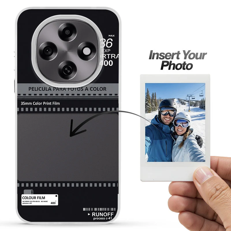 Designer Cover Case with Customizable Transparent Slot for Personalised Photos For Oppo F31 Pro 5G - Image 3