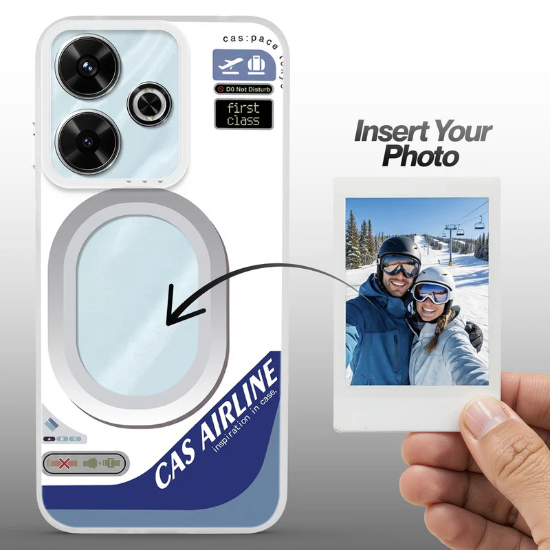 Designer Cover Case with Customizable Transparent Slot for Personalised Photos For Poco M6 Plus 5G - Image 23