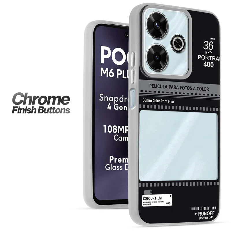 Designer Cover Case with Customizable Transparent Slot for Personalised Photos For Poco M6 Plus 5G - Image 6