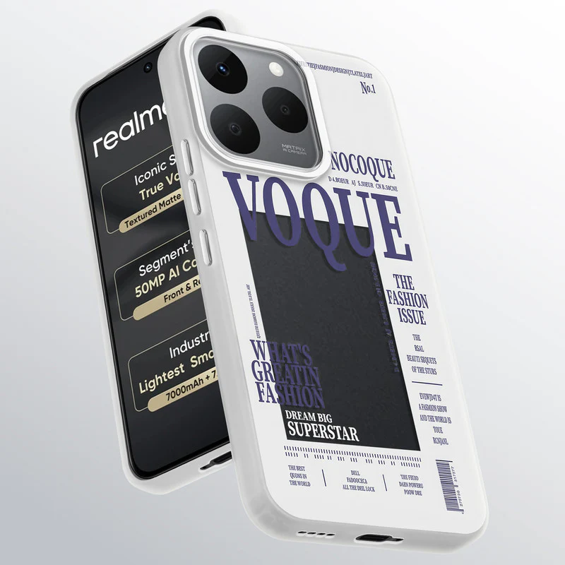 Designer Cover Case with Customizable Transparent Slot for Personalised Photos For Realme 15T 5G - Image 47