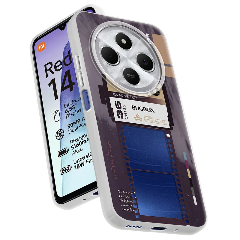 Designer Cover Case with Customizable Transparent Slot for Personalised Photos For Redmi 14C 5G - Image 12