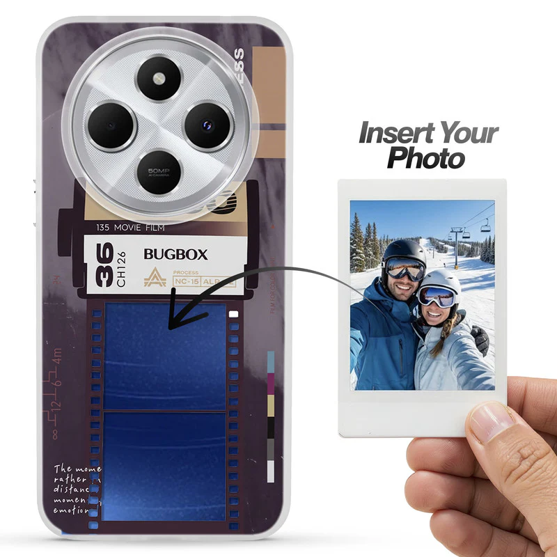 Designer Cover Case with Customizable Transparent Slot for Personalised Photos For Redmi 14C 5G - Image 13