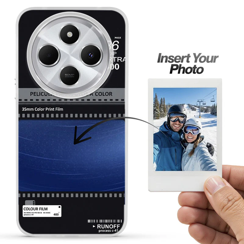 Designer Cover Case with Customizable Transparent Slot for Personalised Photos For Redmi 14C 5G - Image 3