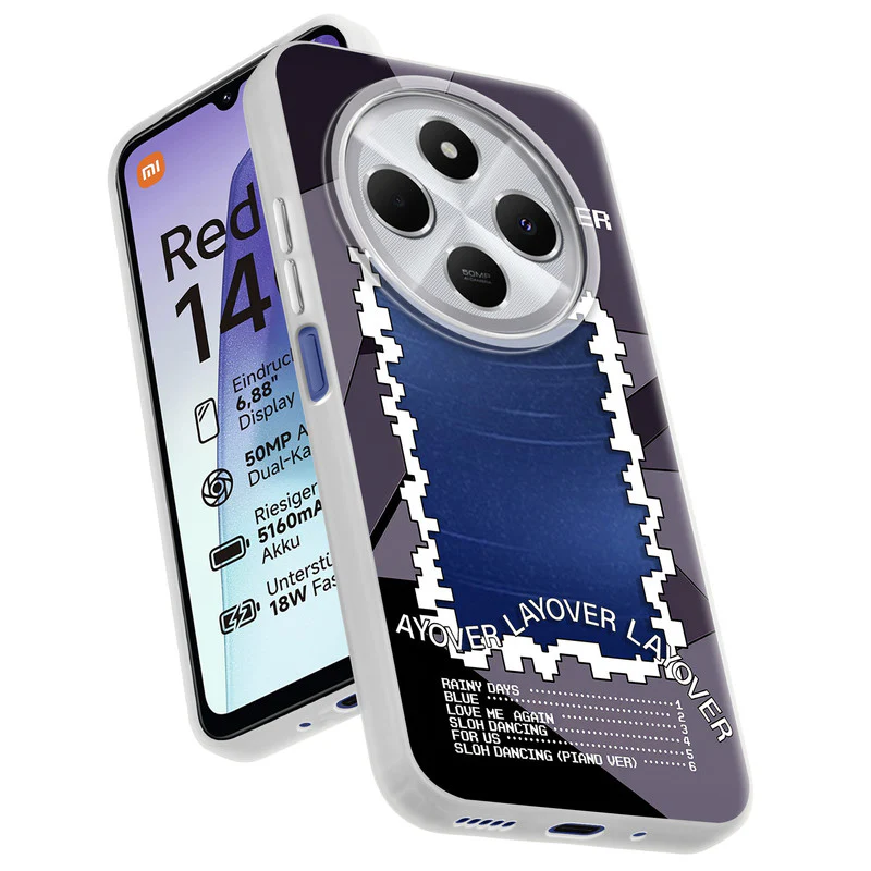 Designer Cover Case with Customizable Transparent Slot for Personalised Photos For Redmi 14C 5G - Image 32