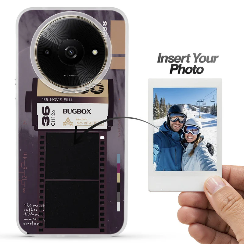 Designer Cover Case with Customizable Transparent Slot for Personalised Photos For Redmi A3X 5G - Image 13