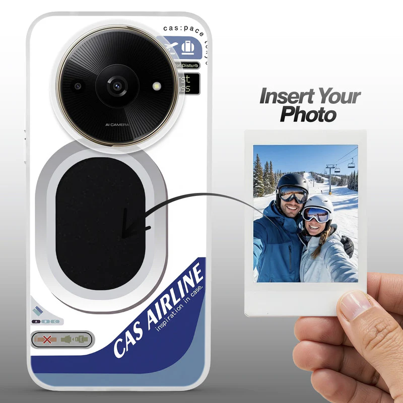 Designer Cover Case with Customizable Transparent Slot for Personalised Photos For Redmi A3X 5G - Image 23