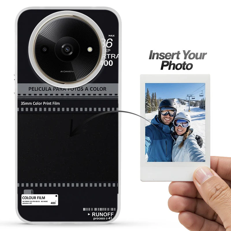 Designer Cover Case with Customizable Transparent Slot for Personalised Photos For Redmi A3X 5G - Image 3