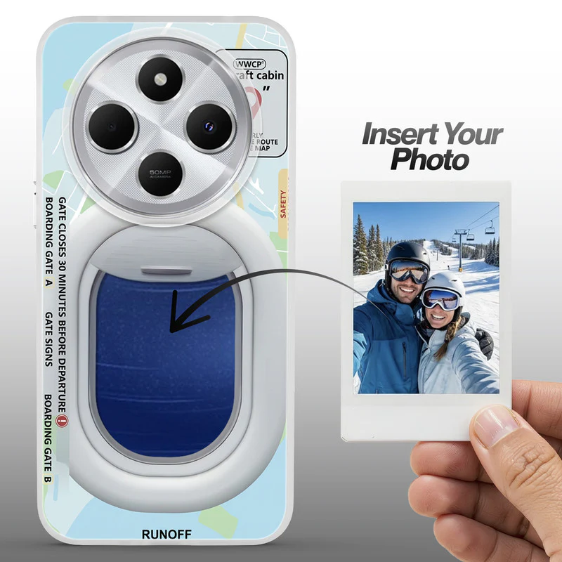 Designer Cover Case with Customizable Transparent Slot for Personalised Photos For Redmi A4 5G - Image 38