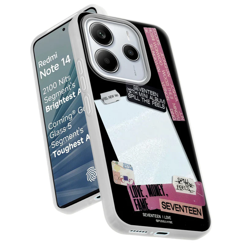 Designer Cover Case with Customizable Transparent Slot for Personalised Photos For Redmi Note 14 SE 5G - Image 42