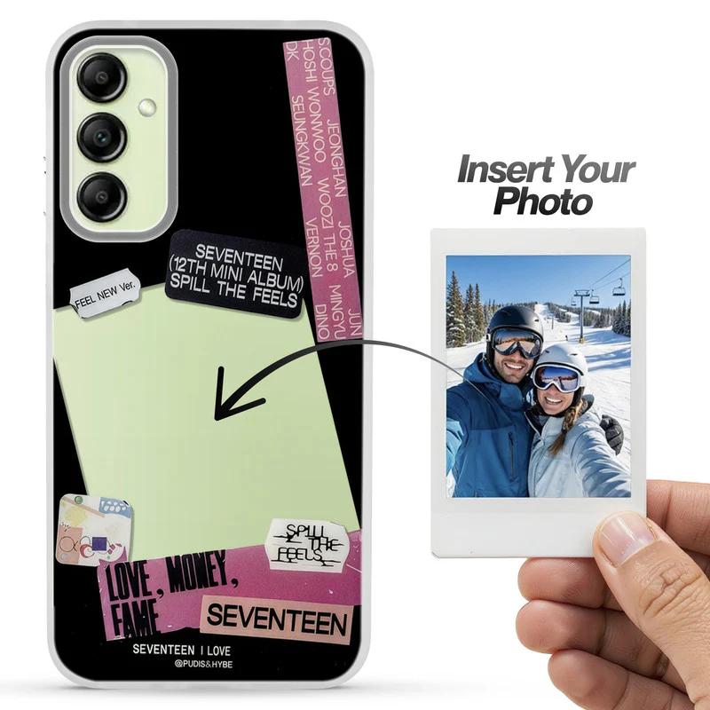 Designer Cover Case with Customizable Transparent Slot for Personalised Photos For Samsung A14 5G - Image 43