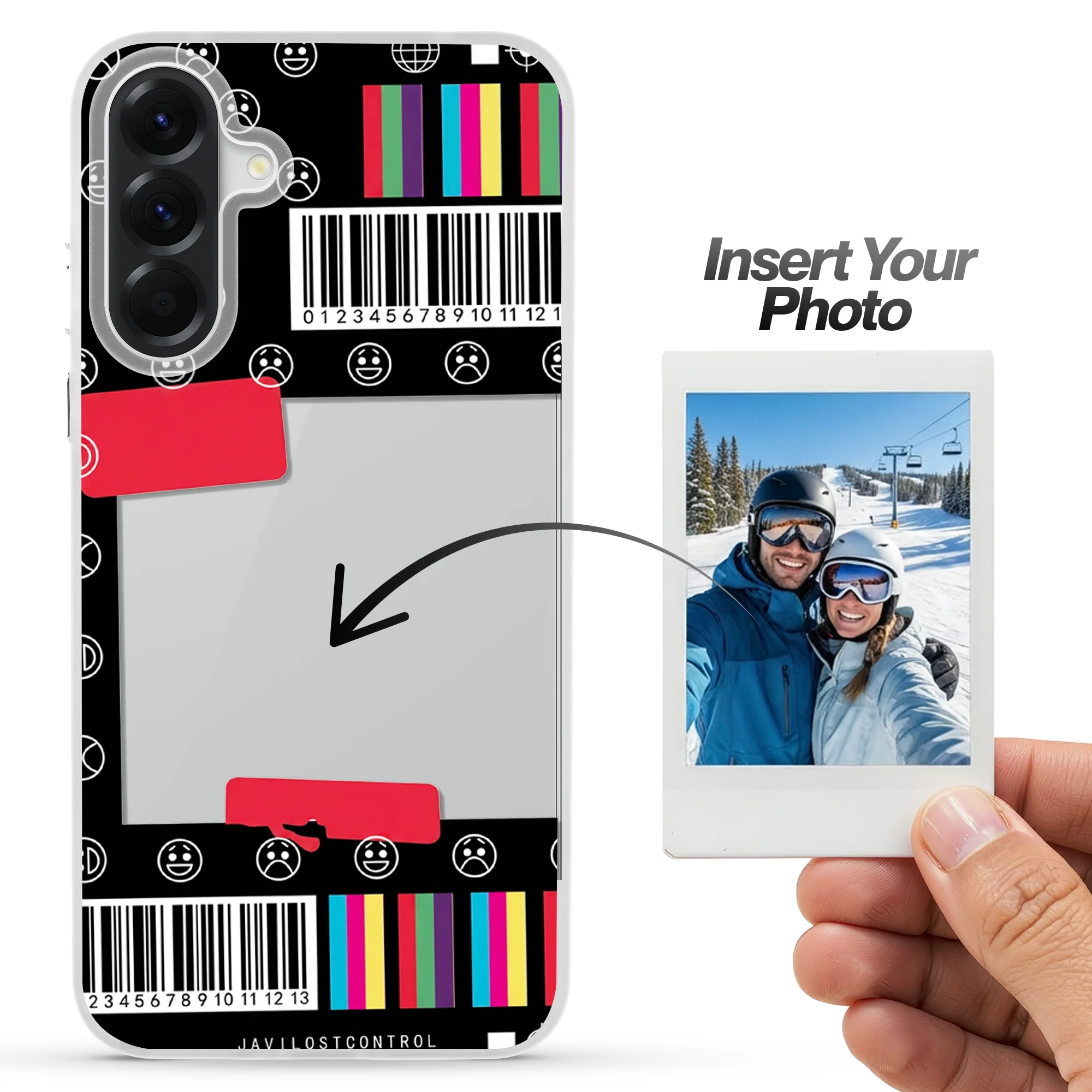 Designer Cover Case with Customizable Transparent Slot for Personalised Photos For Samsung A56 5G - Image 8