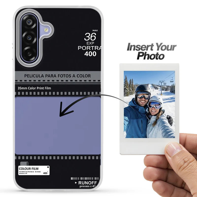 Designer Cover Case with Customizable Transparent Slot for Personalised Photos For Samsung F17 5G - Image 3
