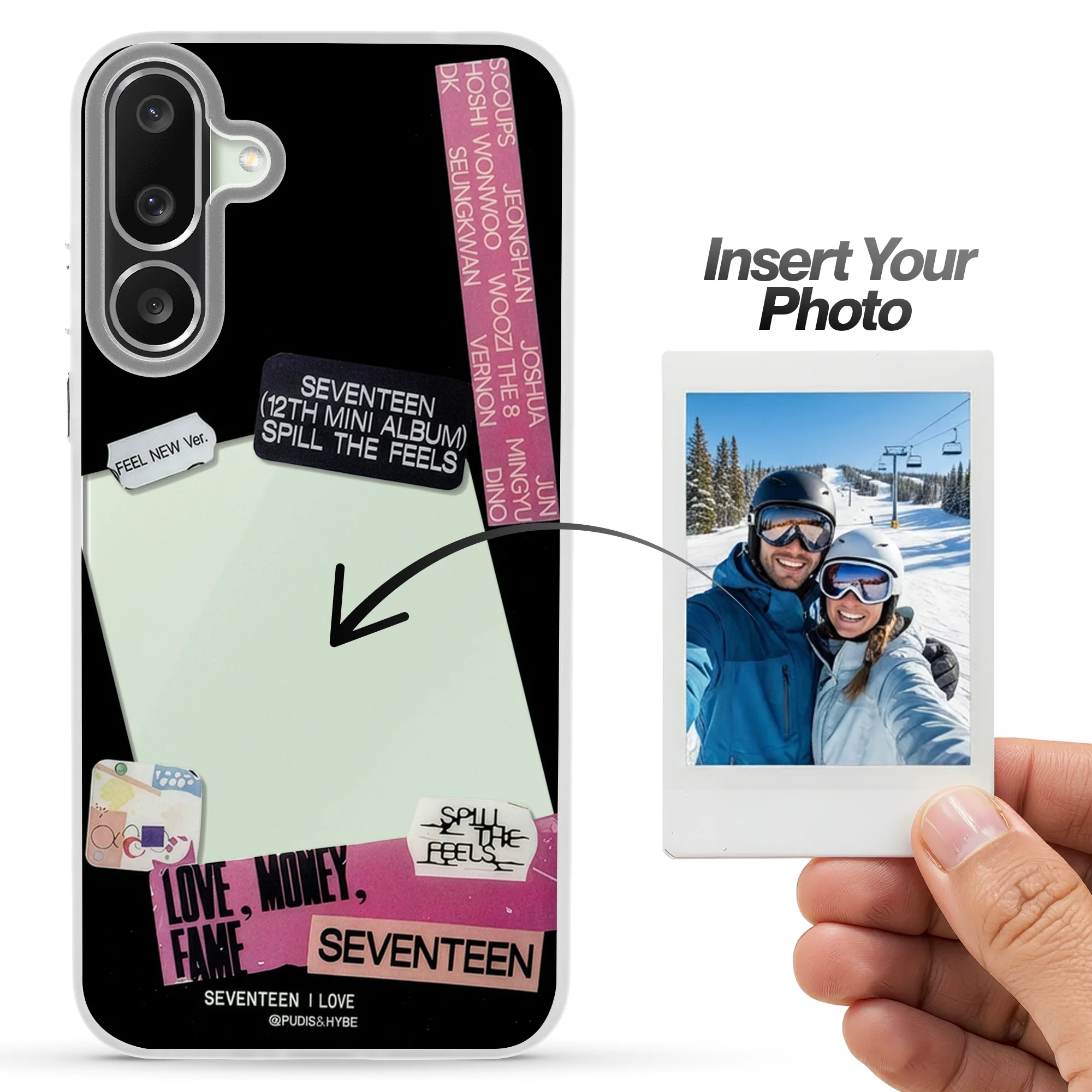 Designer Cover Case with Customizable Transparent Slot for Personalised Photos For Samsung M56 5G - Image 43