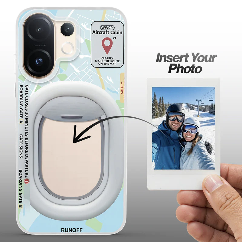 Designer Cover Case with Customizable Transparent Slot for Personalised Photos For Vivo T4 Pro 5G - Image 38