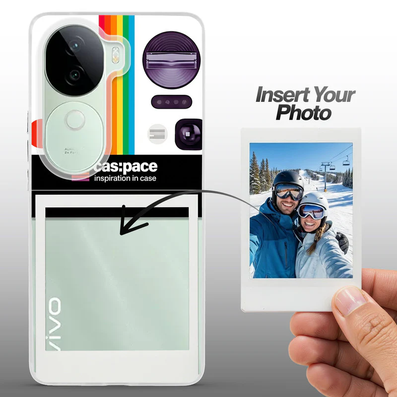 Designer Cover Case with Customizable Transparent Slot for Personalised Photos For Vivo V40e 5G - Image 18