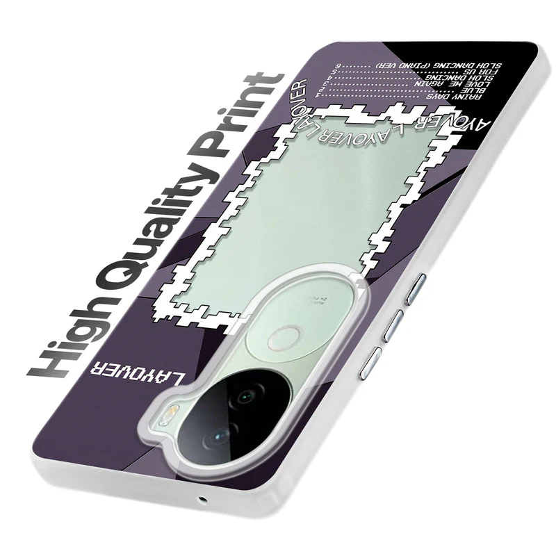 Designer Cover Case with Customizable Transparent Slot for Personalised Photos For Vivo V40e 5G - Image 35