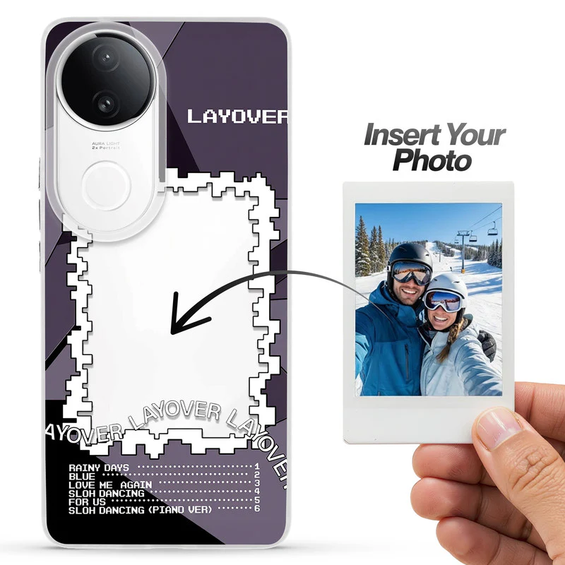 Designer Cover Case with Customizable Transparent Slot for Personalised Photos For Vivo V50e 5G - Image 33