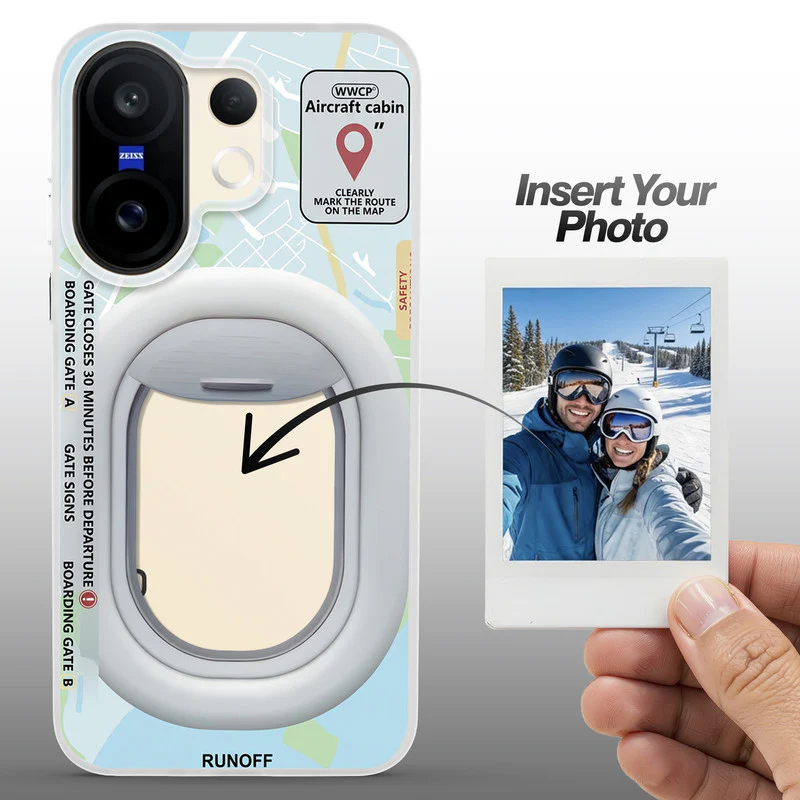 Designer Cover Case with Customizable Transparent Slot for Personalised Photos For Vivo X200 FE 5G - Image 38