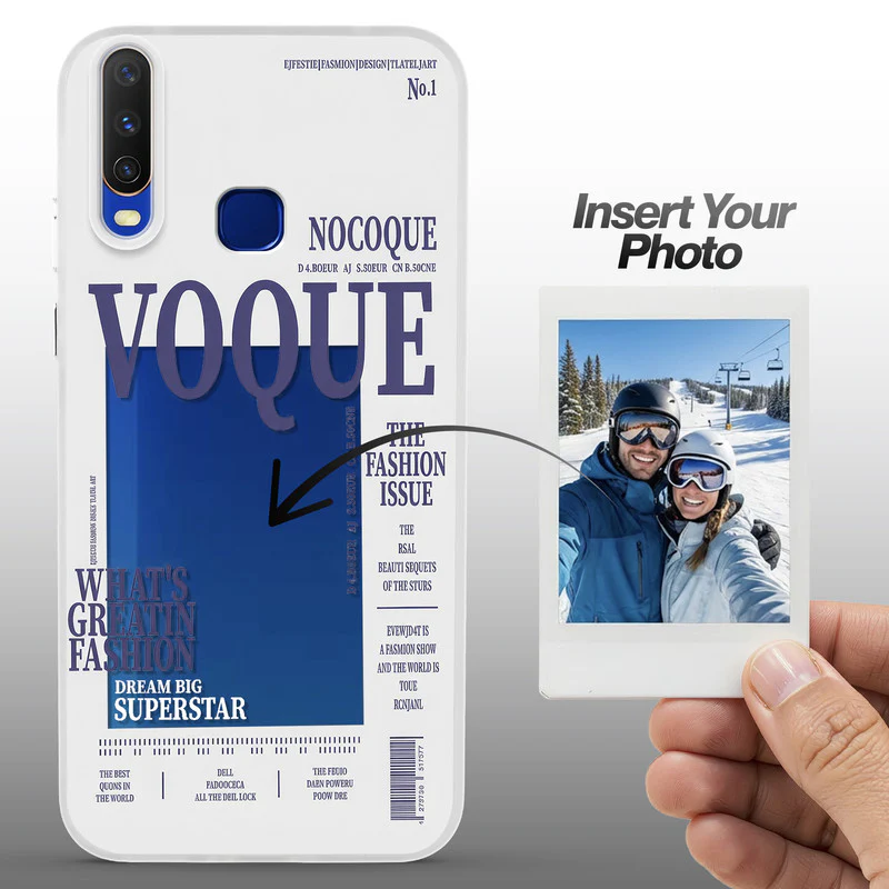 Designer Cover Case with Customizable Transparent Slot for Personalised Photos For Vivo Y12 - Image 48