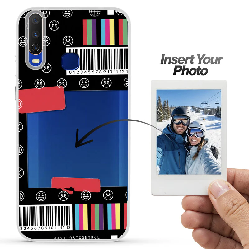 Designer Cover Case with Customizable Transparent Slot for Personalised Photos For Vivo Y15 - Image 8