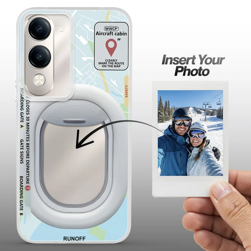 Designer Cover Case with Customizable Transparent Slot for Personalised Photos For Vivo Y19e - Image 38