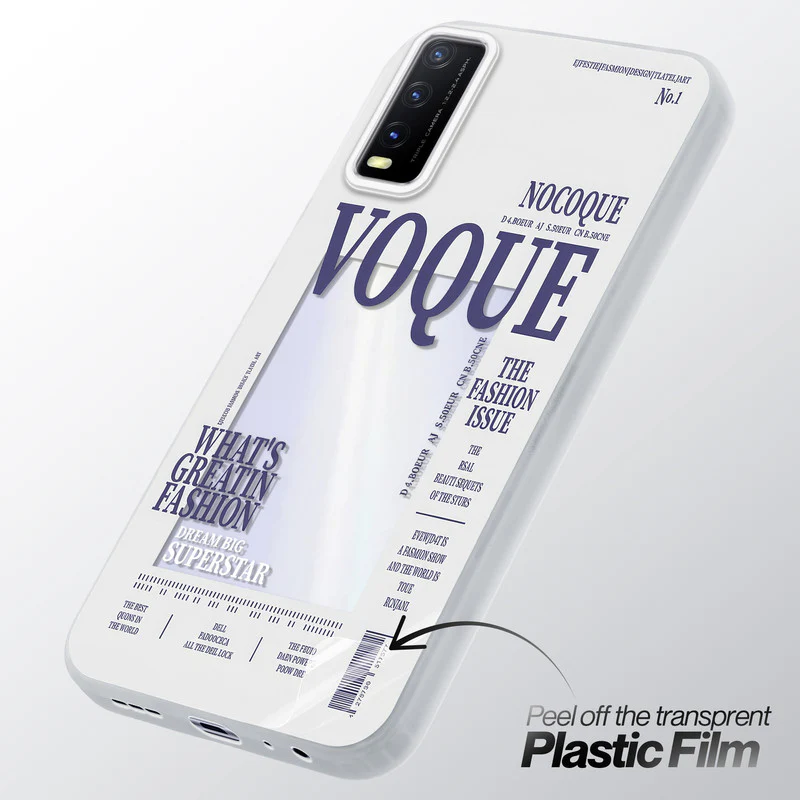 Designer Cover Case with Customizable Transparent Slot for Personalised Photos For Vivo Y20A - Image 49