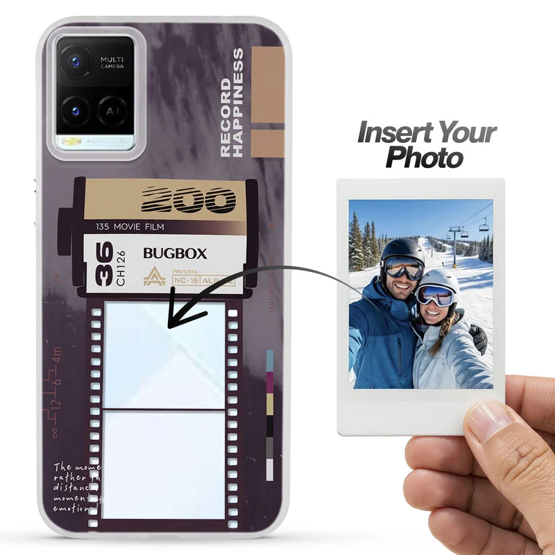 Designer Cover Case with Customizable Transparent Slot for Personalised Photos For Vivo Y21A - Image 13