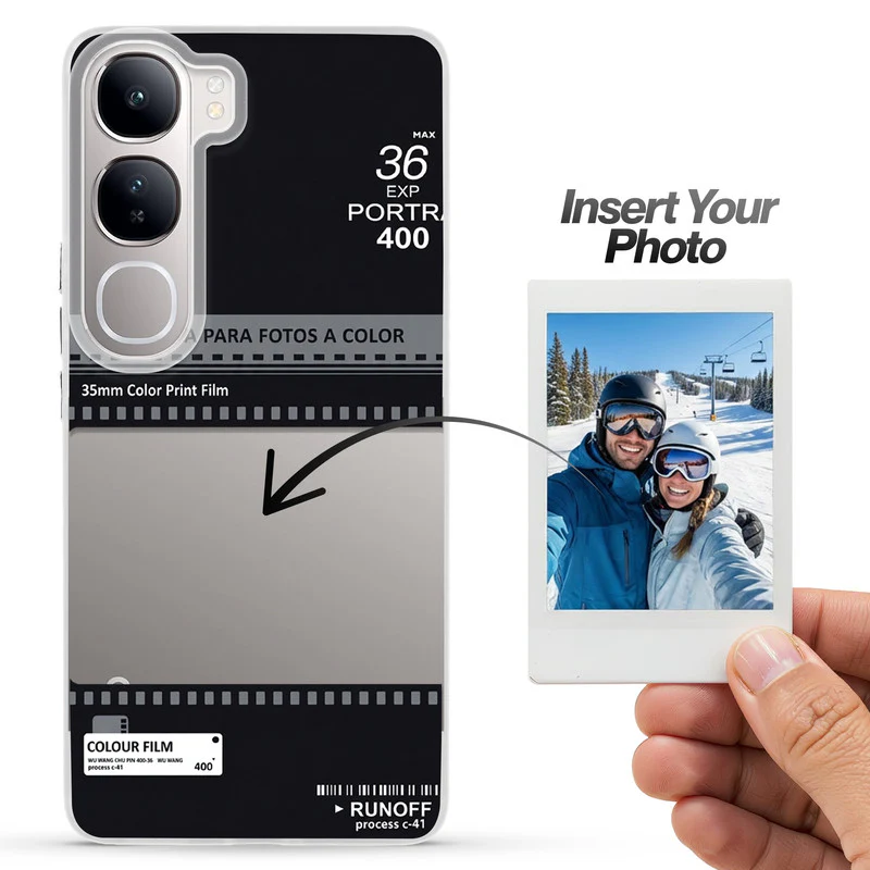 Designer Cover Case with Customizable Transparent Slot for Personalised Photos For Vivo Y300 5G - Image 3